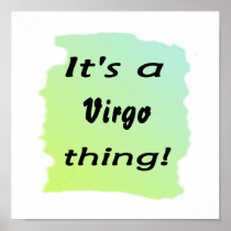 It's a Virgo thing! Print