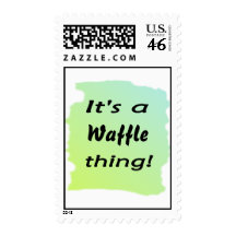 It's a waffle thing! postage