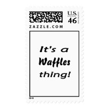 It's a waffles thing! stamps