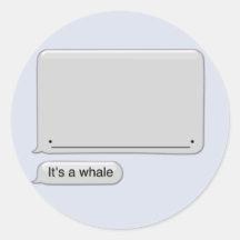 It's a Whale sticker
