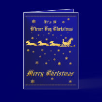 It's A Wiener Dog Christmas Card by Lotacats It's A Wiener Dog Christmas Card
