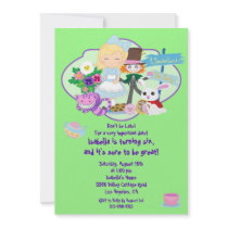 It's a Wonderland Birthday Tea Party Invitation