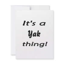 It's a yak thing! announcements