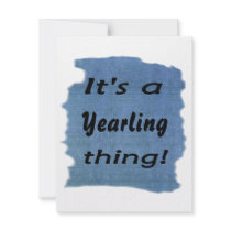 It's a Yearling thing! Announcement