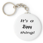 It's a zippy thing! key chain