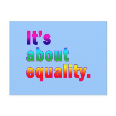 it s about equality it s about equality