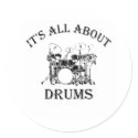 IT'S ALL ABOUT DRUMS stickers