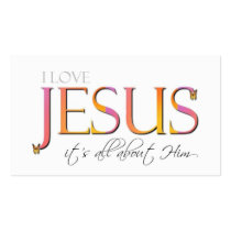 It's All About Him Business Cards business cards by jaisjewels It's All About Him Business Cards business cards