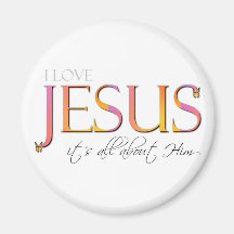 It's All About Him Magnets