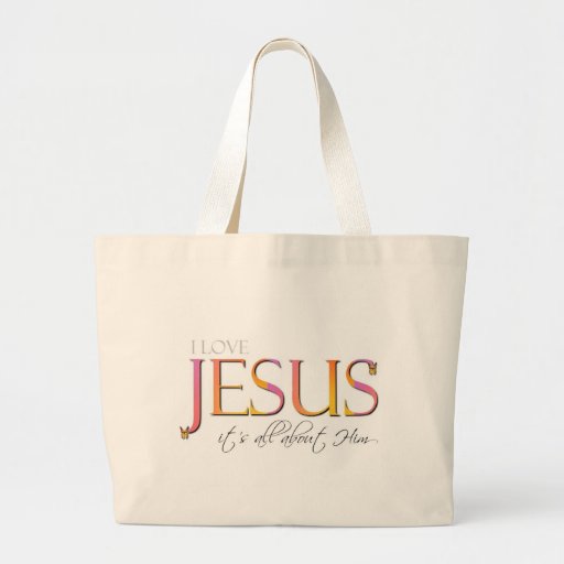 It's All About Him Tote Bags