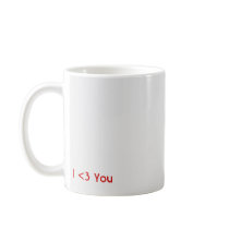 it's all about love (I <3 You) mugs