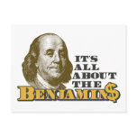 It's All About the Benjamins Post Card