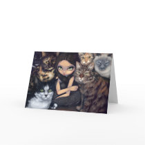 "It's All About the Cats" Greeting Card