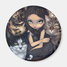 "It's All About the Cats" Magnet