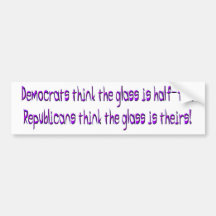 It's All About the Glass Bumper Sticker