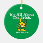 It's All About The Irish (green) Christmas Ornaments