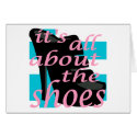 It's All About The Shoes With Stiletto Mule cards