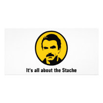 It's All About the Stache Photo Greeting Card