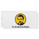 It's All About the Stache rack cards