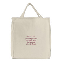 It's All Good... embroidered bags by SidnitraBates It's All Good... embroidered bags
