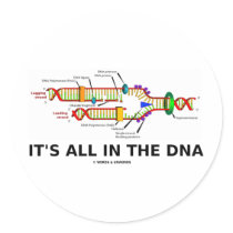 It's All In The DNA stickers by wordsunwords It's All In The DNA stickers