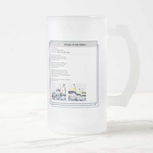 it's all in the family mug