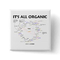 It's All Organic (Krebs Cycle / Citric Acid Cycle) Button