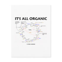 It's All Organic (Krebs Cycle / Citric Acid Cycle) Postcard