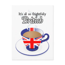It's All So Frightfully British postcards
