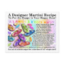 It's Always 5 O'Clock Tropical Martini Recipe Card by TheMartiniDiva