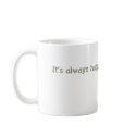 it's always happy hour @ the library mugs