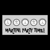 IT'S ALWAYS MARTINI TIME SOMEWHERE INVITATION invitations