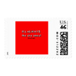 It's always the shy ones postage