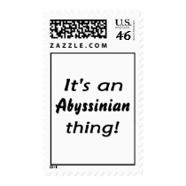 It's an abyssinian thing! stamp