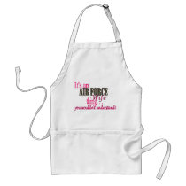 It's an airforce wife thing... aprons