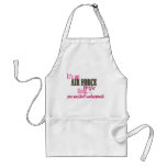 It's an airforce wife thing... aprons