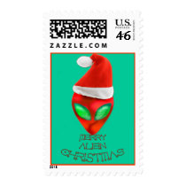 Its an Alien Christmas Stamps