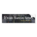 It's an Austin Seven bumper sticker bumpersticker