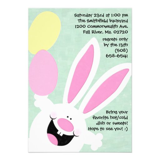 It's an Egg Hunt, Join us Easter Egg Hunt Invite
