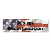 It's an Obamanation Bumper Sticker bumper stickers by cubecan It's an Obamanation Bumper Sticker bumper stickers