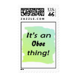 It's an oboe thing! stamp