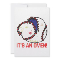 Its An Omen Personalized Invitation