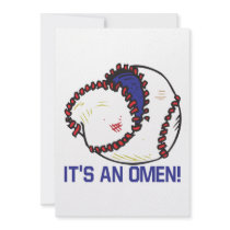 Its An Omen Personalized Invites