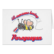 It's awsome beeing Paraguayan Greeting Card