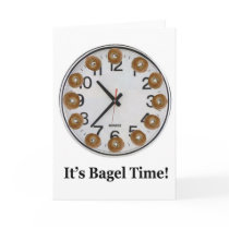 It's Bagel Time! Greeting Card