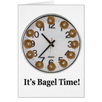 It's Bagel Time! Card