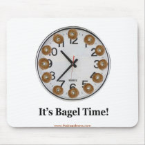 It's Bagel Time! Mouse Pads