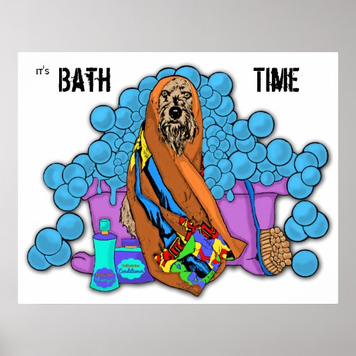 Its Bath Time Poster