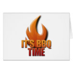 It's BBQ Time Card