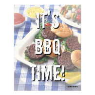 It's BBQ Time, Summer Barbecue Custom Invites